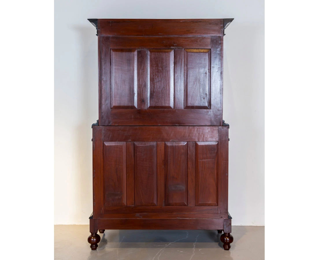 CUP-377 9L Dutch Colonial Mahogany & Ebony Cupboard l The Past Perfect Collection l Singapore