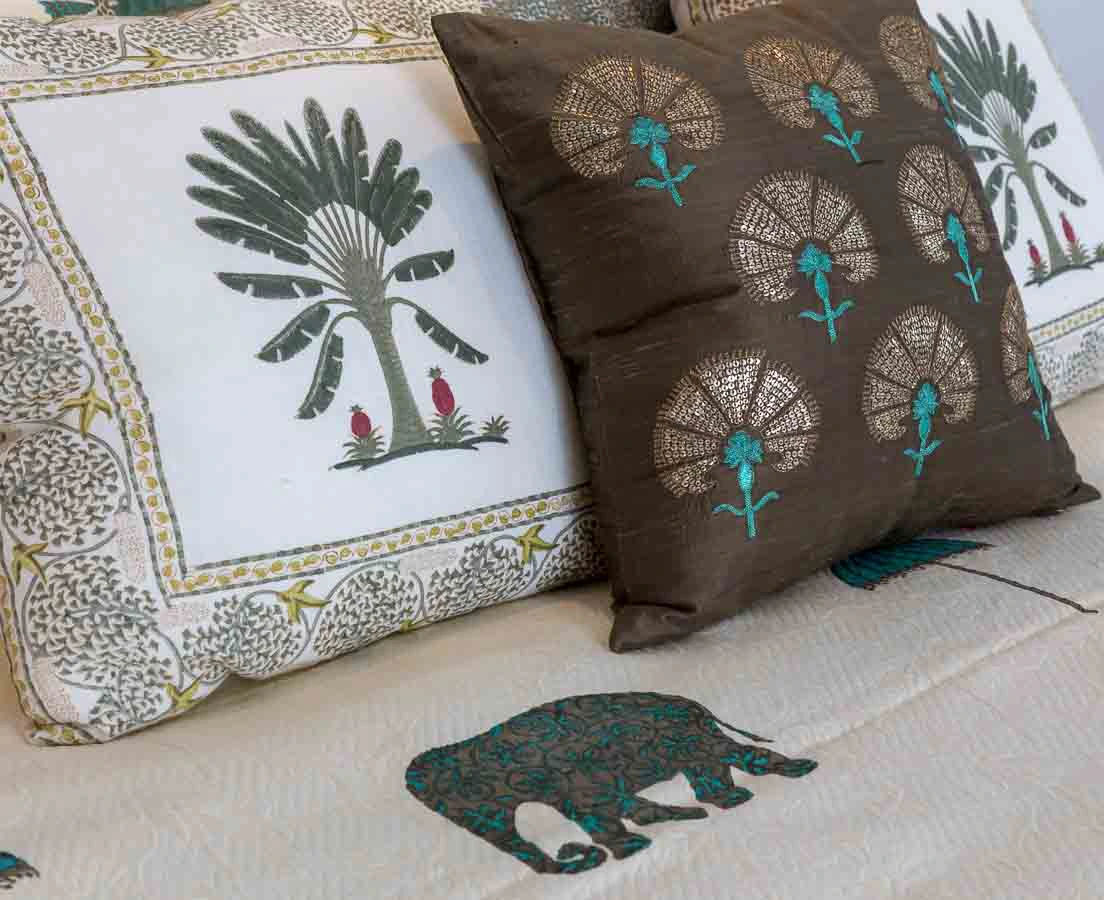 Mysore Cotton Bed Cover Good Earth l The Past Perfect Collection l Singapore
