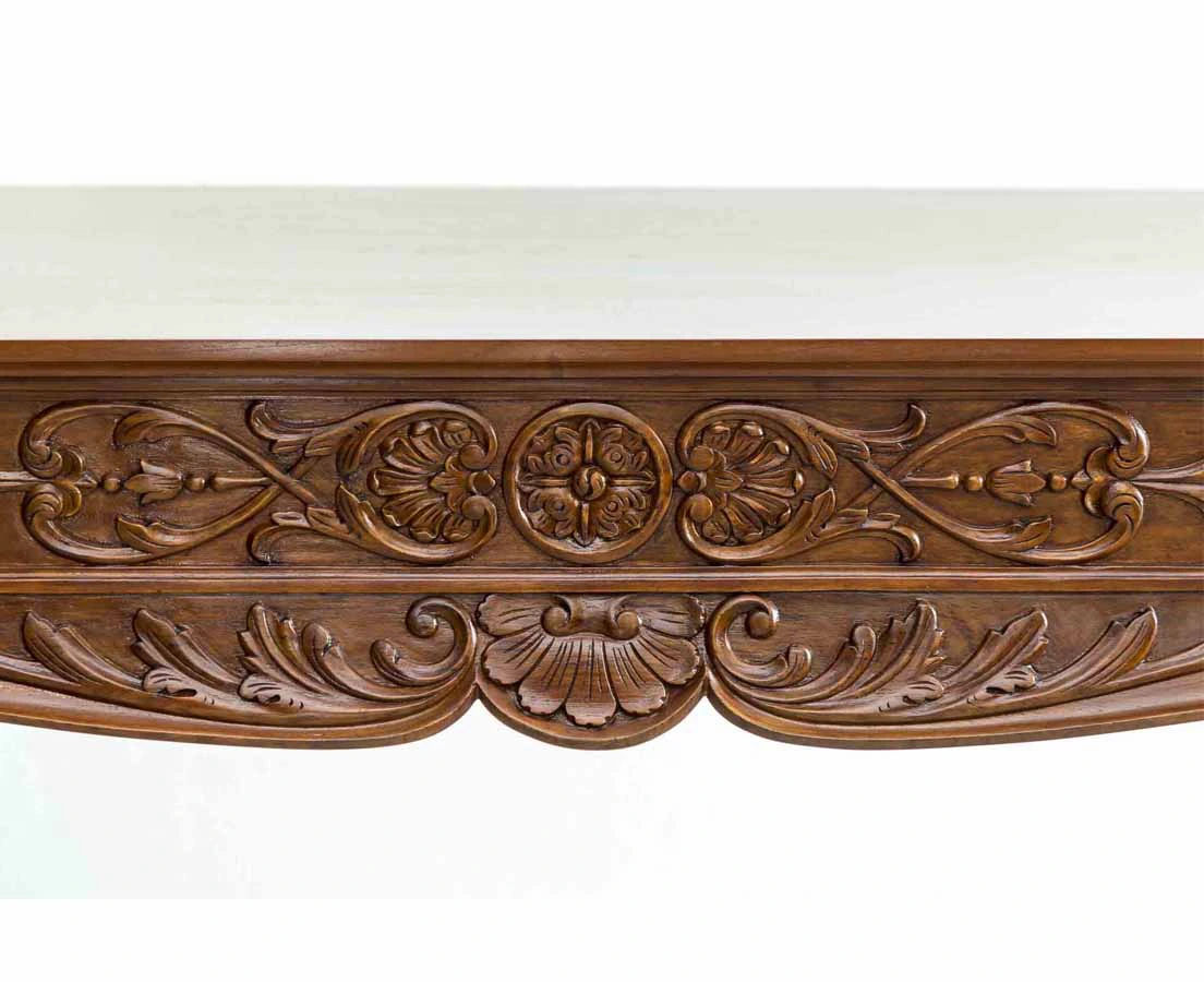 TAB-380 6L British Colonial Teakwood Console Table l The Past Perfect Collection l Singapore