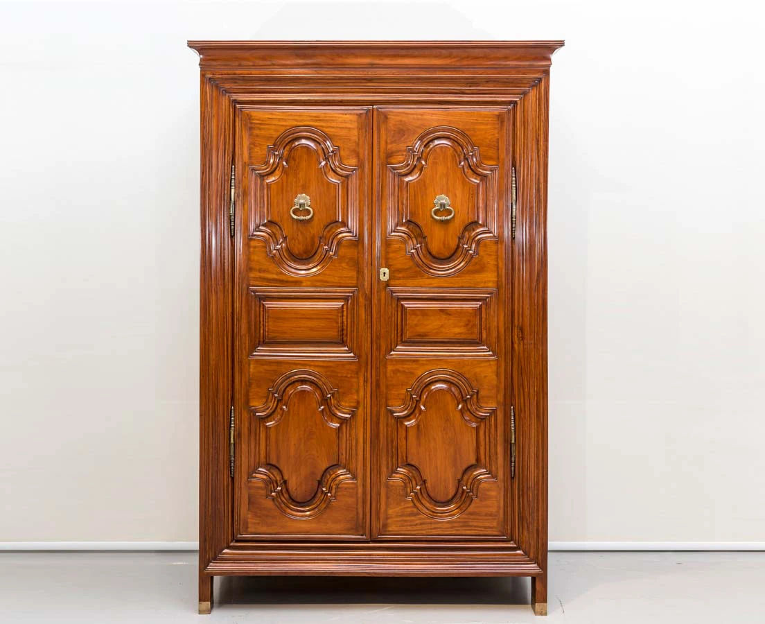 CUP-360 1L Antique Dutch Colonial Satinwood Cupboard l The Past Perfect Collection l Singapore