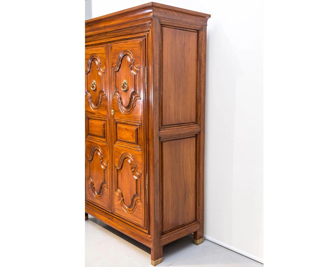 CUP-360 2L Antique Dutch Colonial Satinwood Cupboard l The Past Perfect Collection l Singapore