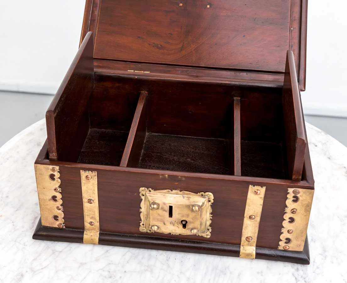 BOX-272 5L British Colonial Mahogany Cash Box l The Past Perfect Collection l Singapore