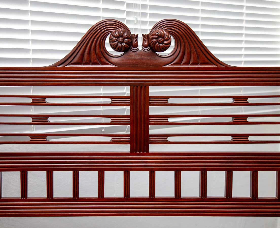BSS-025 4L British Colonial Mahogany Four Poster Bed l The Past Perfect Collection l Singapore