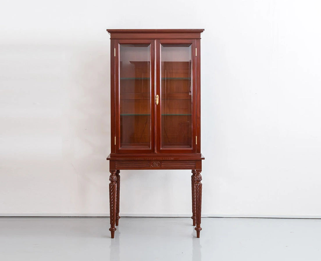 CUP-433 1L Anglo-Indian Mahogany Display Cabinet l The Past Perfect Collection l Singapore