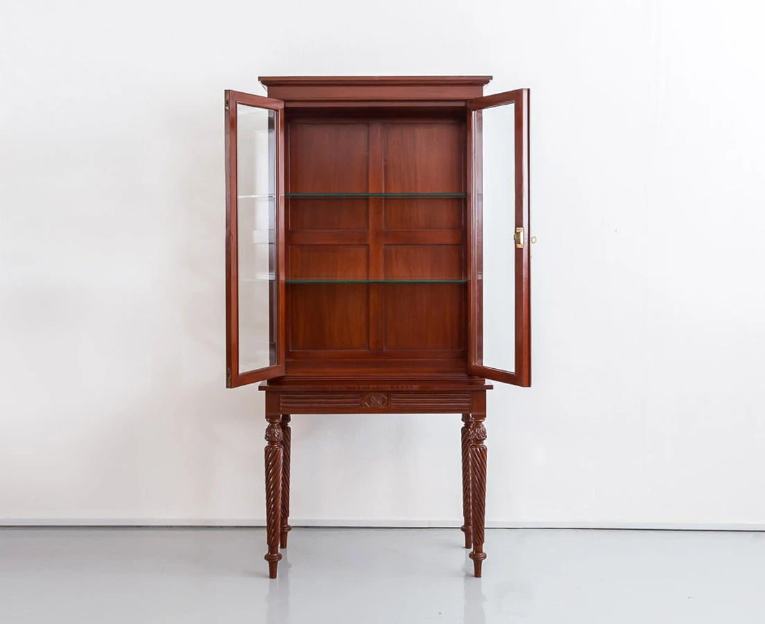 CUP-433 3L Anglo-Indian Mahogany Display Cabinet l The Past Perfect Collection l Singapore