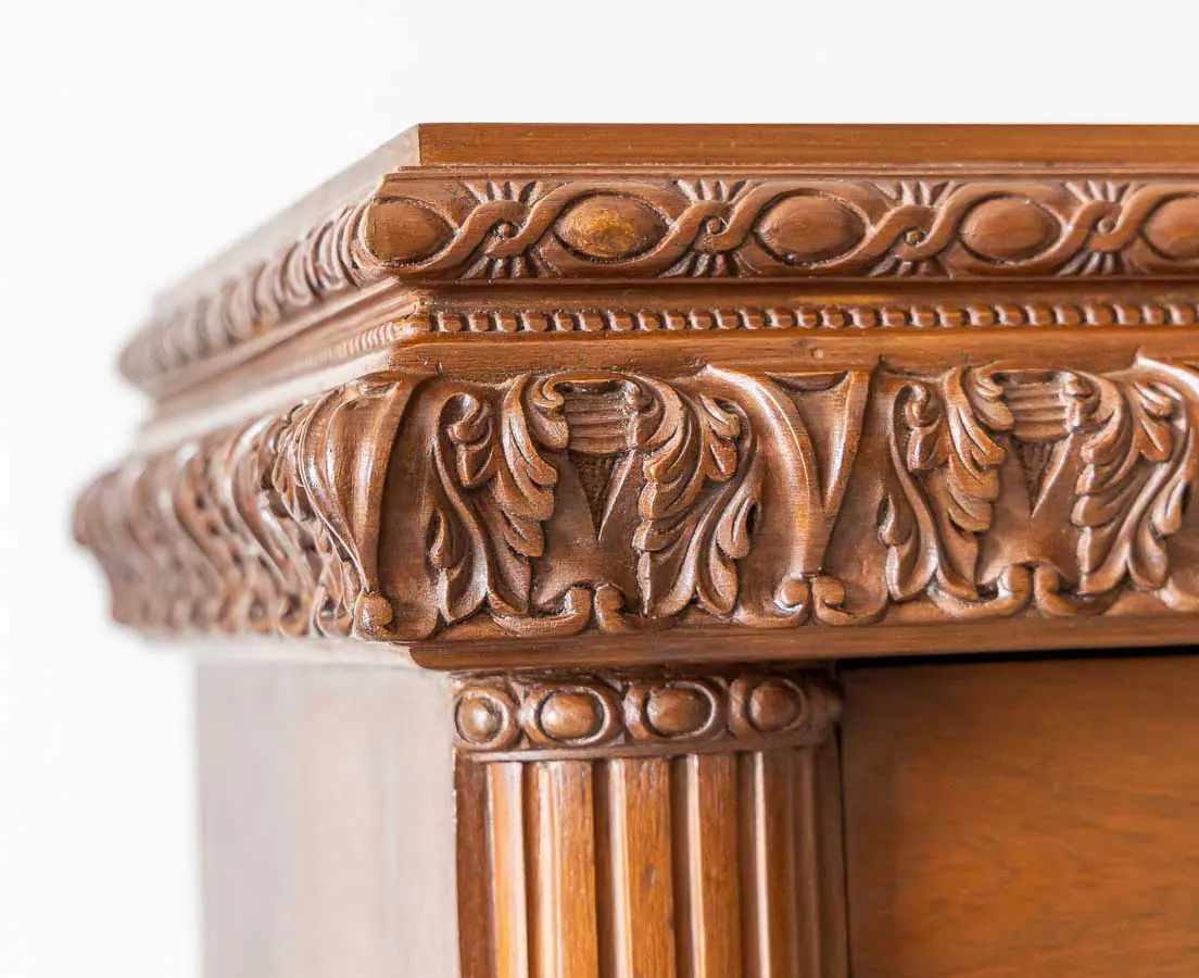 Antique Sideboards - British Colonial Teakwood Sideboard - The Past Perfect Collection