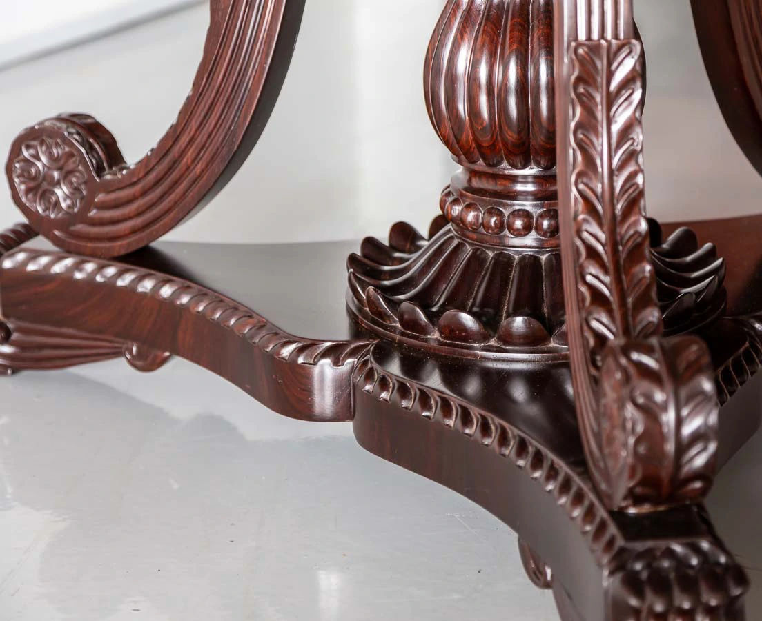 British Colonial Rosewood Round Table l The Past Perfect Collection l Singapore