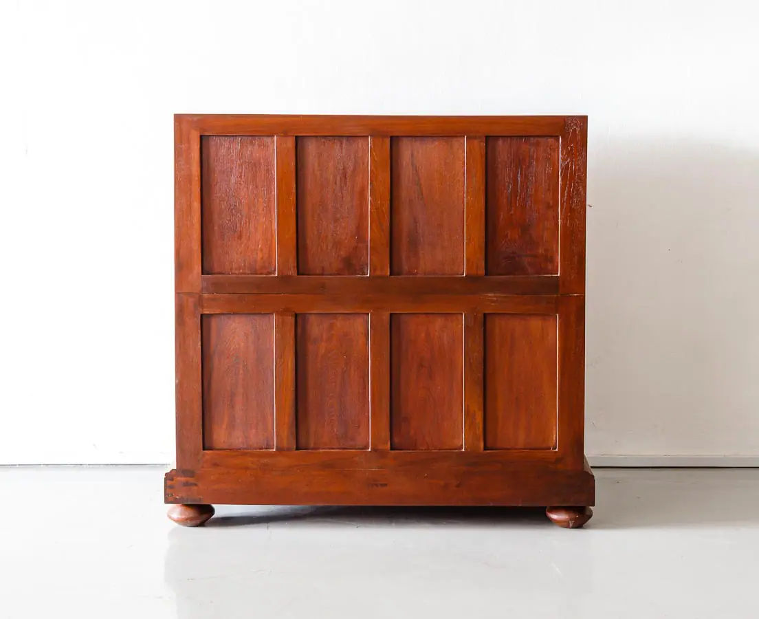 Antique Chests of Drawers - Britsch Colonial teakwood Chest of Drawers - The Past Perfect Collection - Singapore