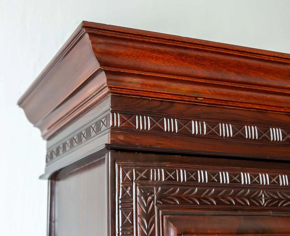 CUP-499 3L Portuguese Colonial Rosewood Cupboard l The Past Perfect Collection l Singapore