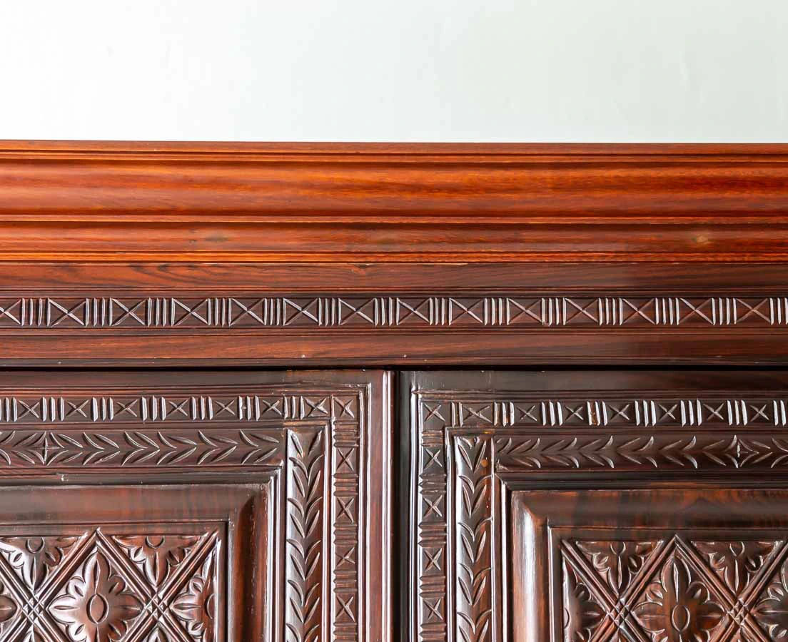 CUP-499 4L Portuguese Colonial Rosewood Cupboard l The Past Perfect Collection l Singapore