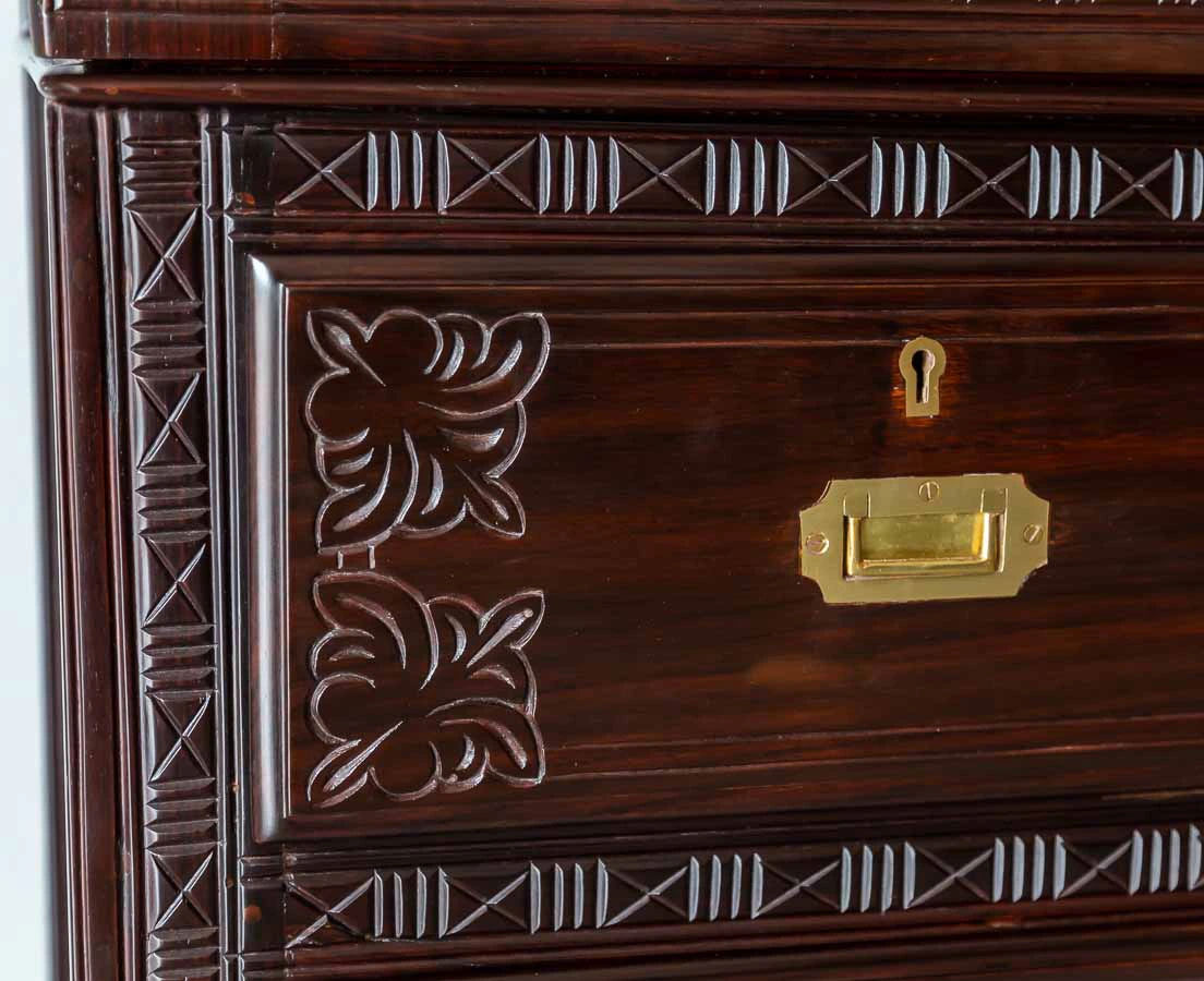 CUP-499 8L Portuguese Colonial Rosewood Cupboard l The Past Perfect Collection l Singapore