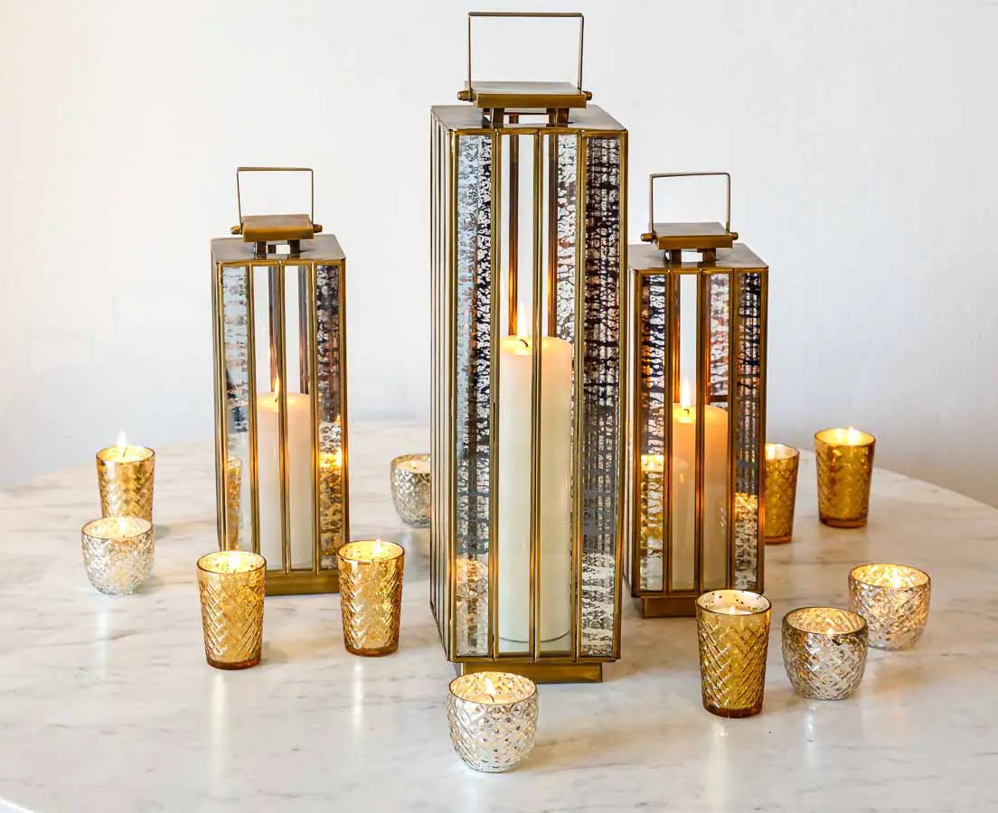 Alaia Brass Lantern - Good Earth - The past Perfect Collection - Singapore