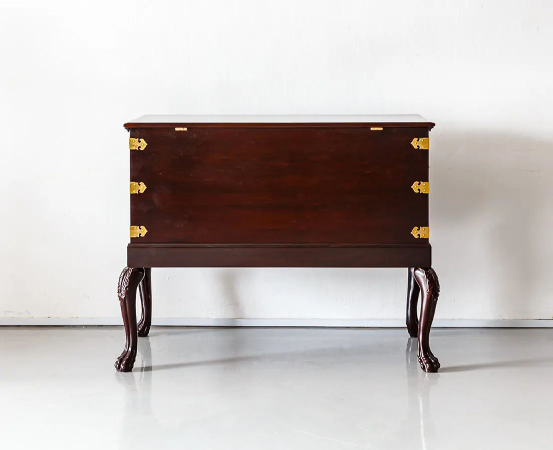 Antique Chests - British Colonial Rosewood Chest on Stand - The Past Perfect Collection - Singapore