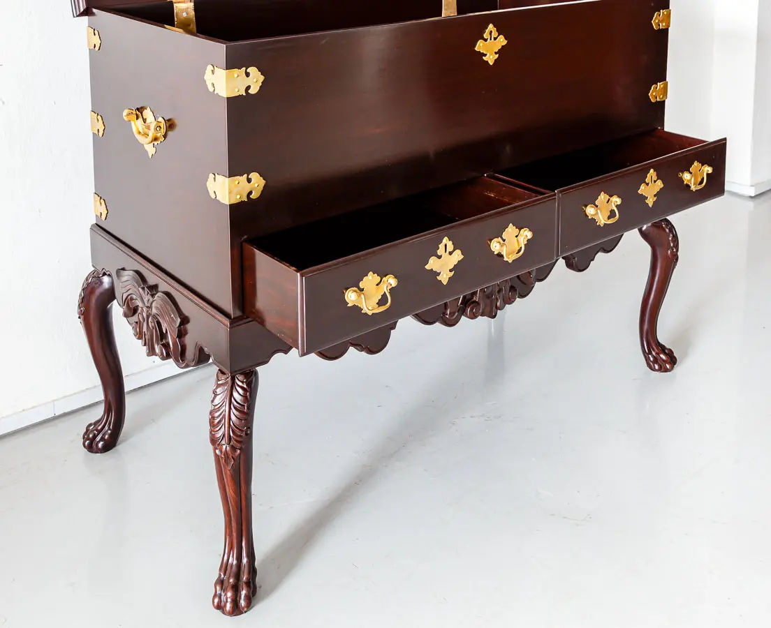 Antique Chests - British Colonial Rosewood Chest on Stand - The Past Perfect Collection - Singapore
