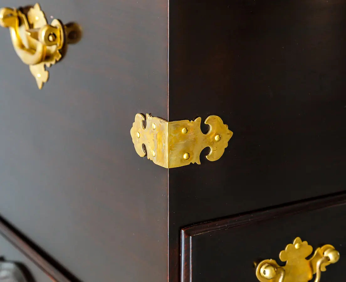 Antique Chests - British Colonial Rosewood Chest on Stand - The Past Perfect Collection - Singapore