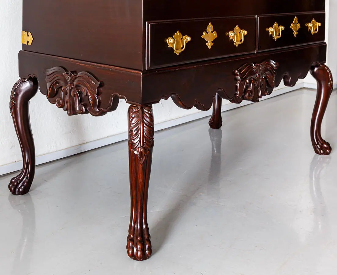 Antique Chests - British Colonial Rosewood Chest on Stand - The Past Perfect Collection - Singapore