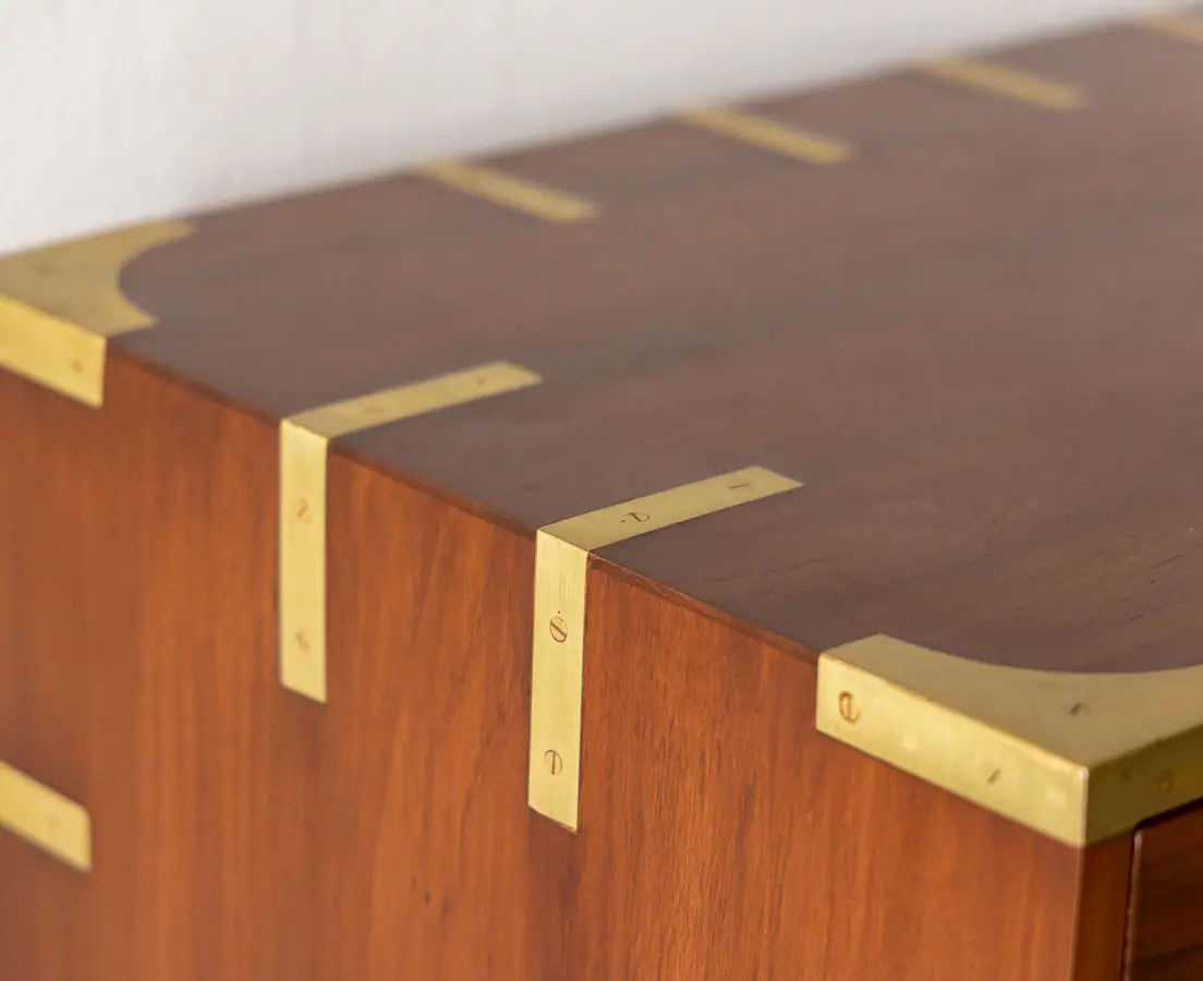 Antique Chests of Drawers - British Colonial Teakwood Chest of Drawers - The Past Perfect Collection - Singapore