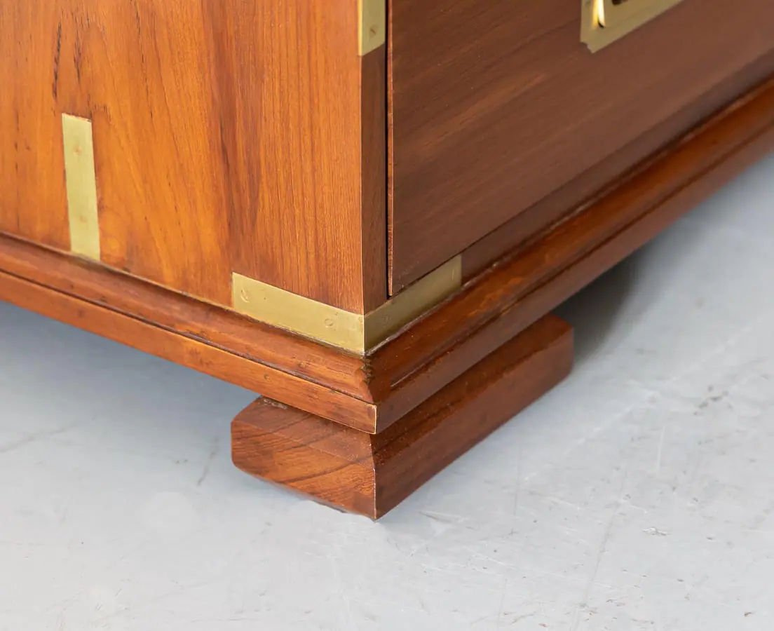 Antique Chests of Drawers - British Colonial Teakwood Chest of Drawers - The Past Perfect Collection - Singapore