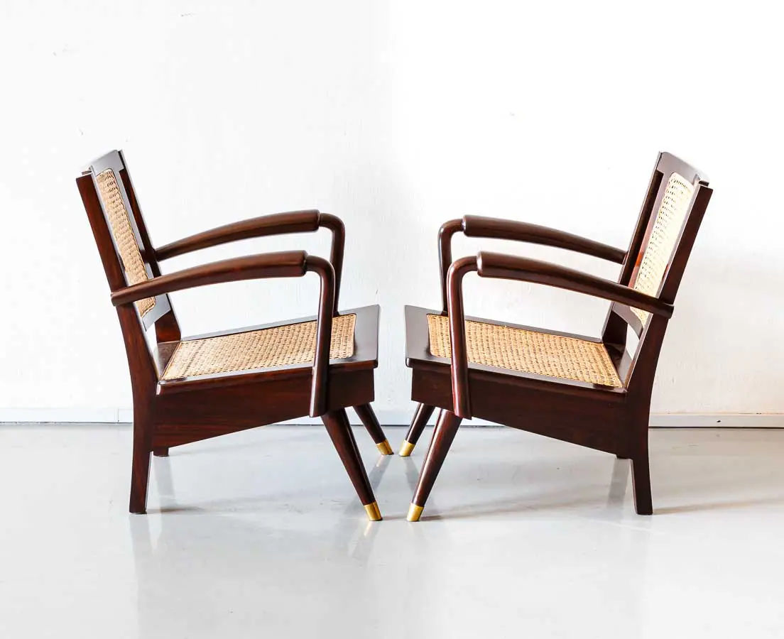 Rosewood Art Deco Sofa Set -The Past Perfect Collection - Singapore