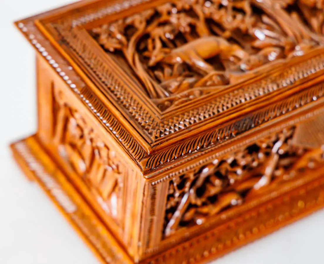 Antique Boxes - British Colonial cedarwood Box - The Past Perfect Collection - Singapore