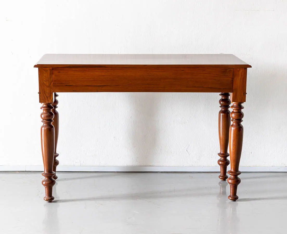 Antique Desks - British Colonial Teakwood Writing Table - The Past Perfect Collection - Singapore
