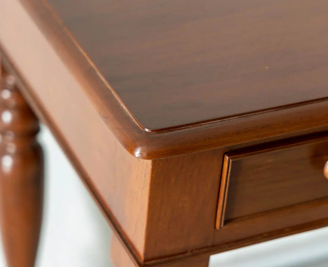 Antique Desks - British Colonial Teakwood Writing Table - The Past Perfect Collection - Singapore