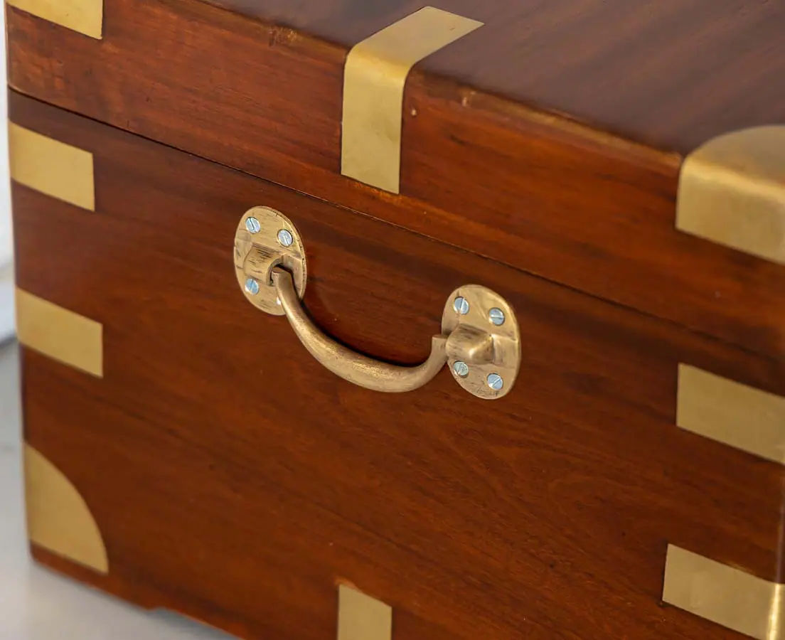 Antique Chests - British Colonial Camphor Travel Chest - The Past Perfect Collection - Singapore