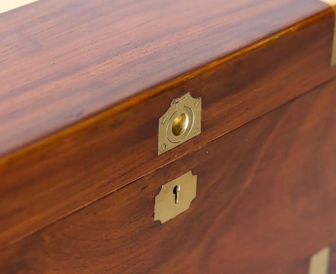Antique Chests - British Colonial Camphor Travel Chest - The Past Perfect Collection - Singapore