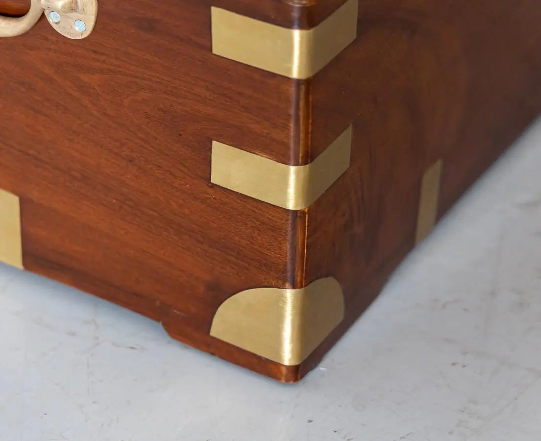 Antique Chests - British Colonial Camphor Travel Chest - The Past Perfect Collection - Singapore