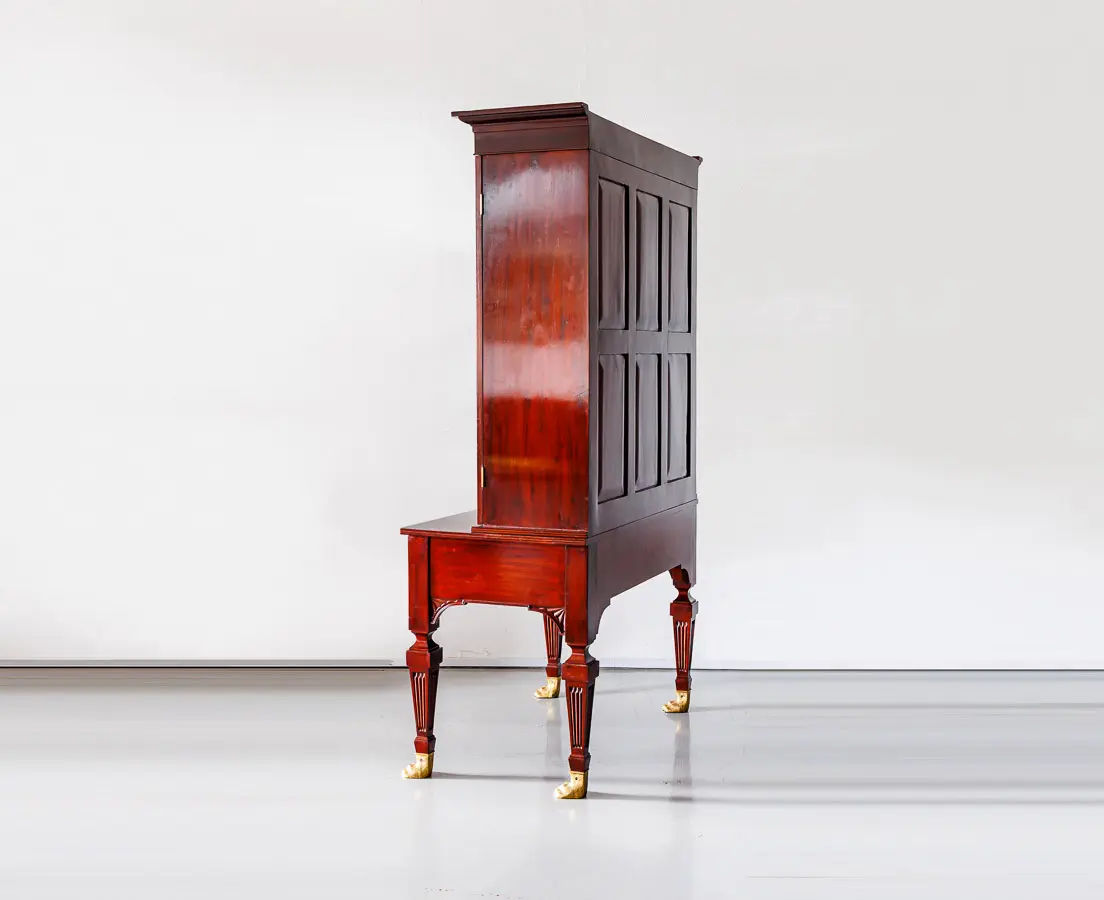 Antique Glass Front Cabinet on Stand - The Past Perfect Collection Singapore
