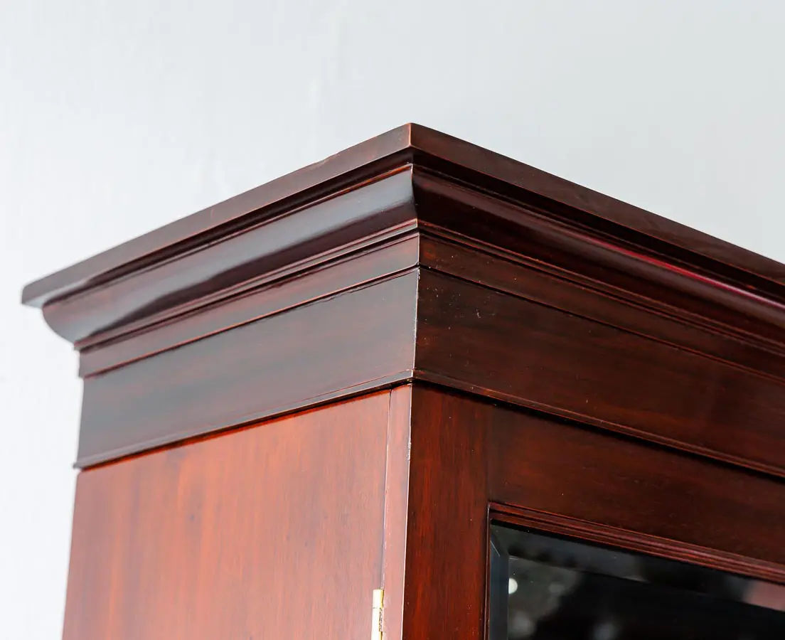 Antique Glass Front Cabinet on Stand - The Past Perfect Collection Singapore