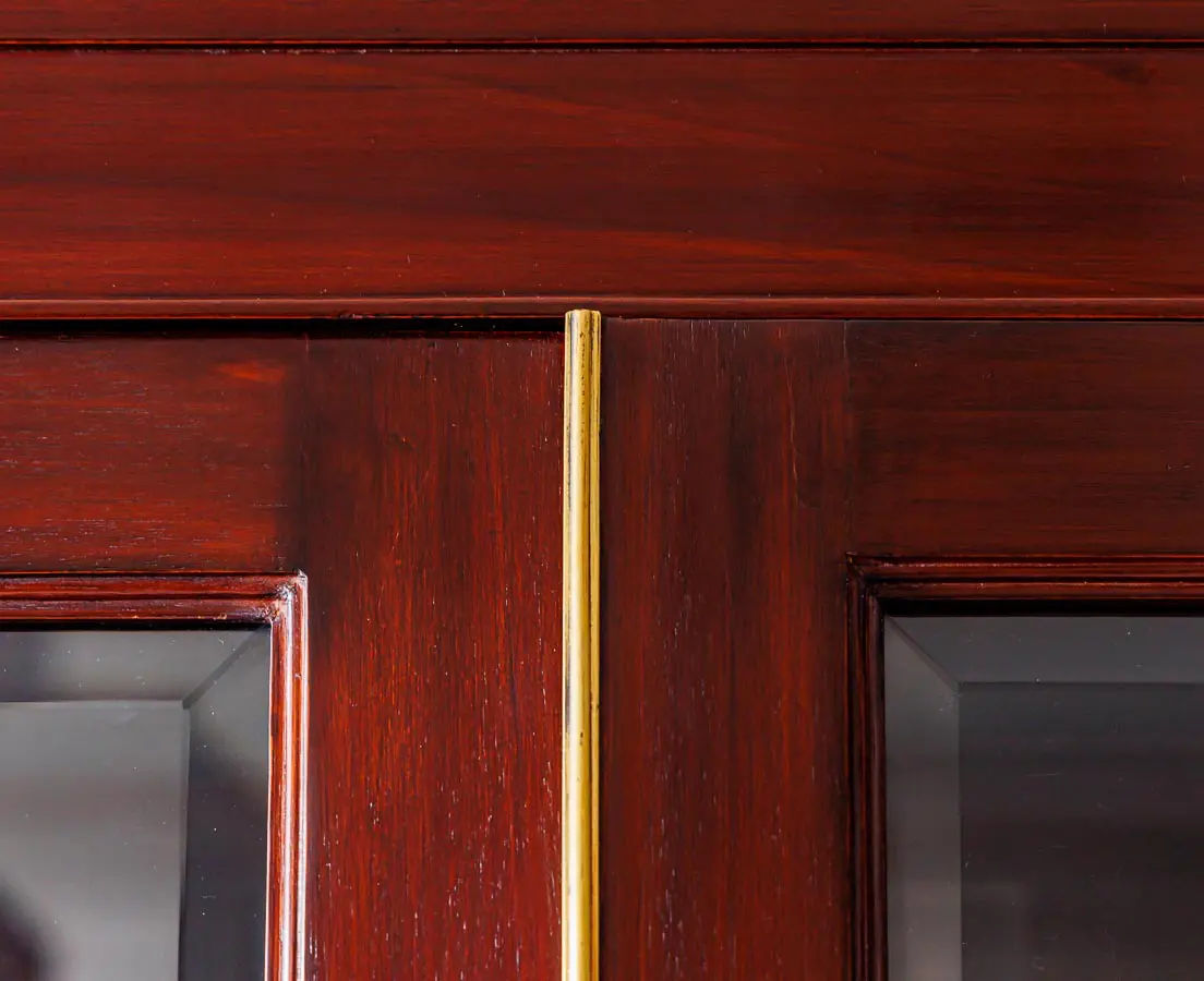 Antique Glass Front Cabinet on Stand - The Past Perfect Collection Singapore