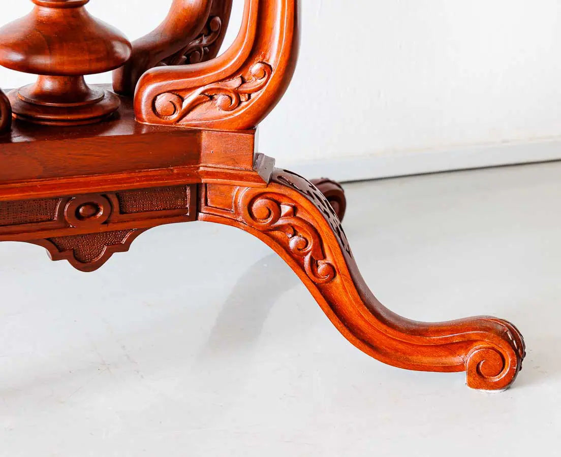 Antique Tables - British Colonial Mahogany Oval Centre Table - The Past Perfect Collection - Singapore