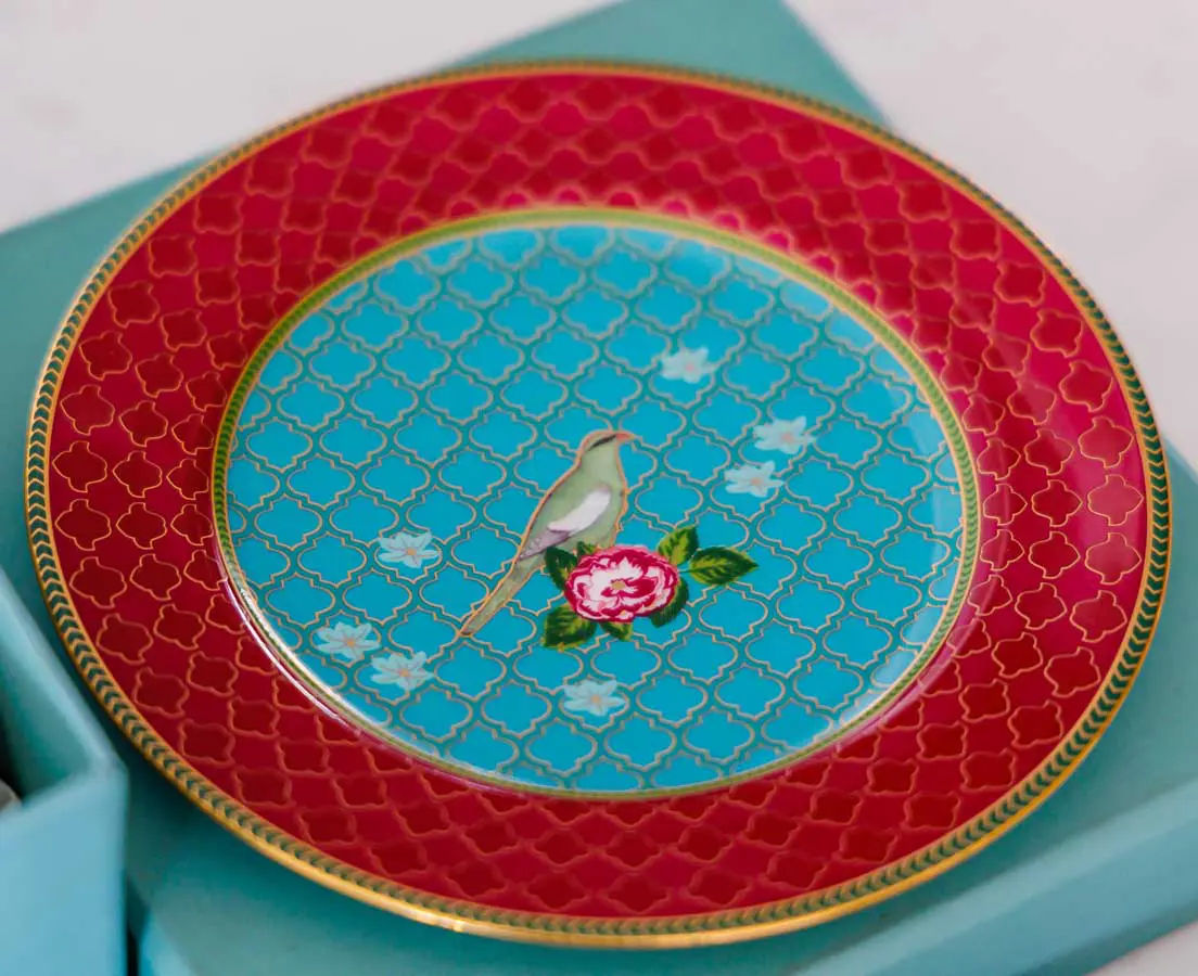 Serai Tea Plates - Good Earth - The Past Perfect Collection - Singapore