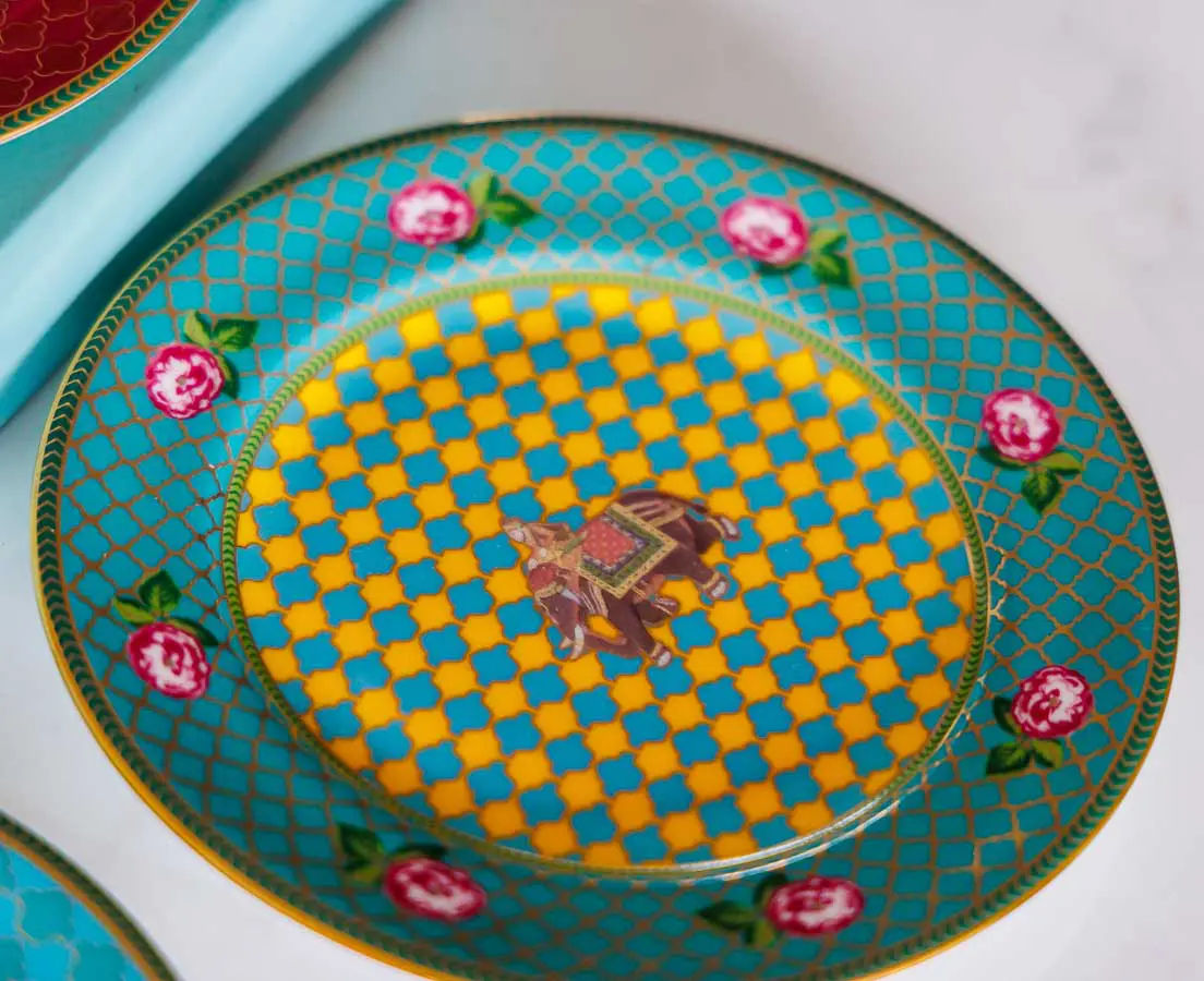 Serai Tea Plates - Good Earth - The Past Perfect Collection - Singapore