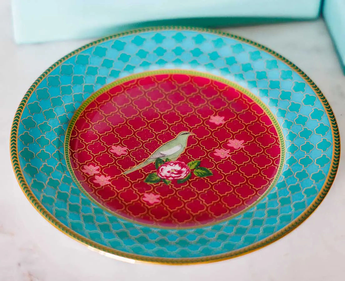 Serai Tea Plates - Good Earth - The Past Perfect Collection - Singapore