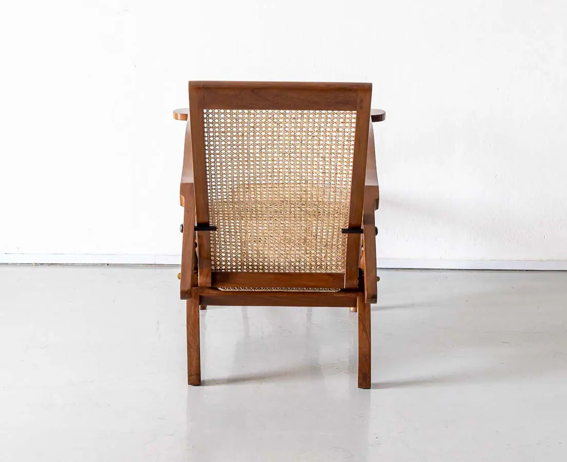 Antique Chairs - British Colonial Teakwood Easy Chair - The Past Perfect Collection - Singapore