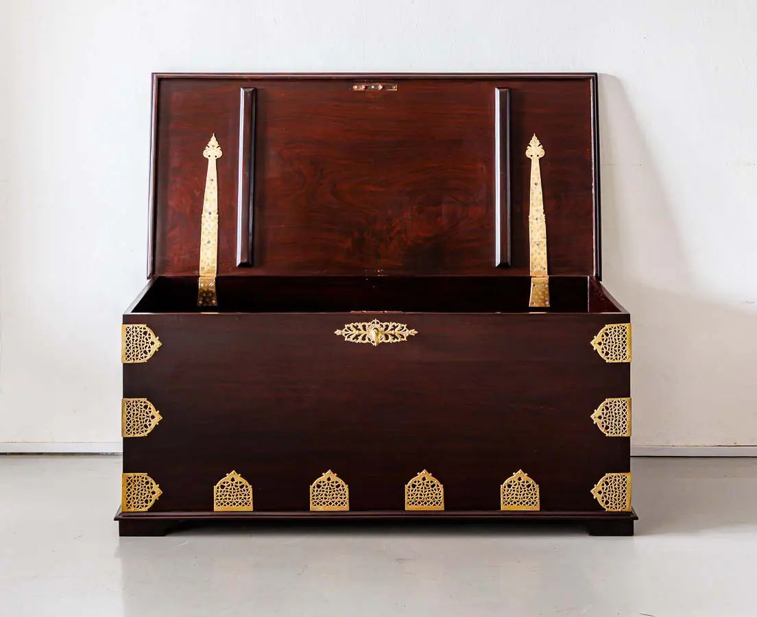 Antique Chests - Dutch Colonial Rosewood Storage Chest - The Past Perfect Collection Singapore