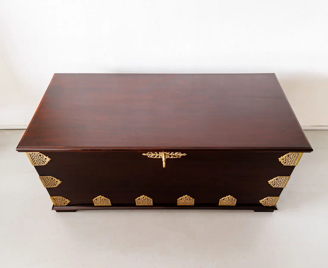 Antique Chests - Dutch Colonial Rosewood Storage Chest - The Past Perfect Collection Singapore
