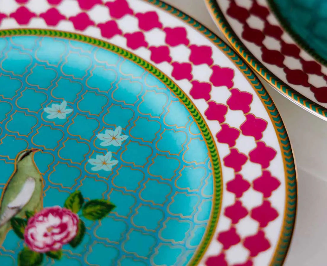 Serai Sideplates - Good Earth - The Past Perfect Collection - Singapore
