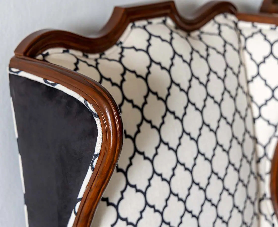 Antique Chairs - British Colonial Walnut Chairs - The Past Perfect Collection - Singapore