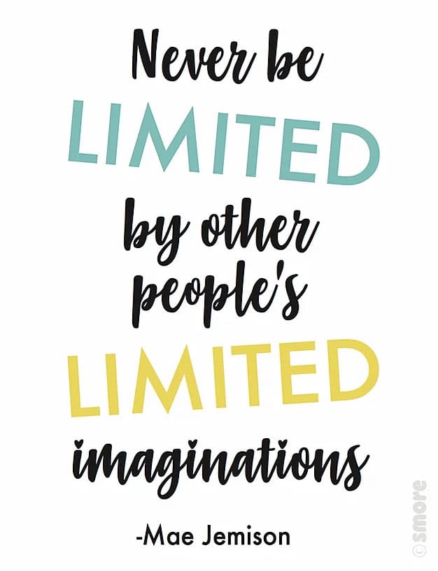 Printable Worksheets by Mae Jemison