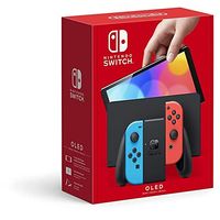 Nintendo Switch OLED Model w/ Neon Red & Neon Blue Joy-Con