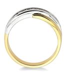 1/3 Ctw Round Cut Diamond Women's Ring in 10K Yellow Gold - Size 5