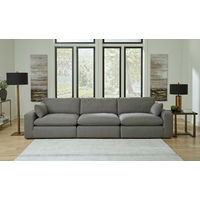 Benchcraft Elyza 3-Piece Sectional Sofa-Smoke