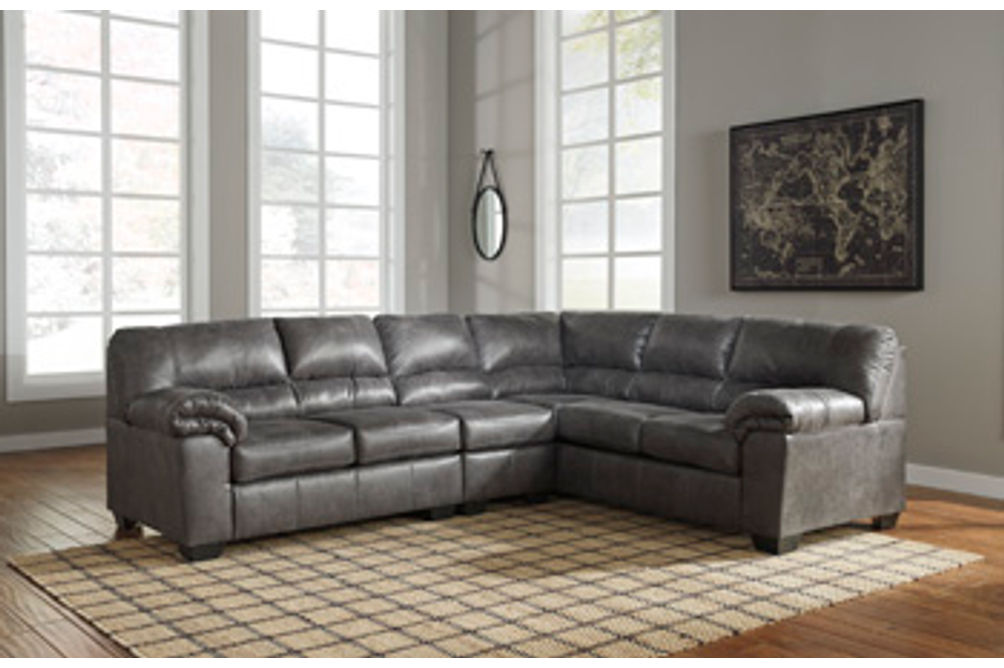 Signature Design by Ashley Bladen 3-Piece Sectional-Slate