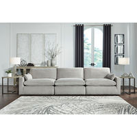 Signature Design by Ashley Sophie 3-Piece Sectional Sofa-Gray