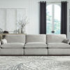 Signature Design by Ashley Sophie 3-Piece Sectional Sofa-Gray