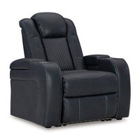 Signature Design by Ashley Fyne-Dyme Power Recliner-Sapphire