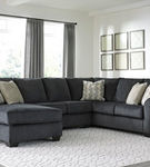 Signature Design by Ashley Eltmann 3-Piece Sectional with Chaise-Slate